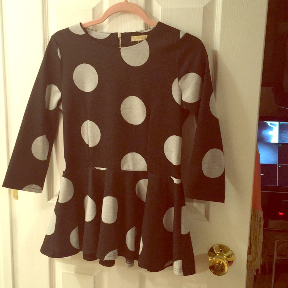 💘Fancy dark Gray cupcake top with polka dots !!💘